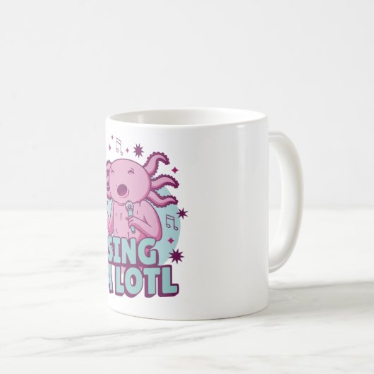 Sing im Lotto Axolotl Kaffeetasse (VorderseiteRechts)