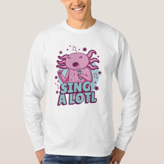 Sing im Lotto Axolotl T-Shirt (Vorderseite)