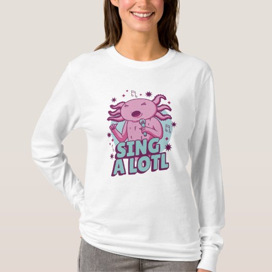 Sing im Lotto Axolotl T-Shirt (Vorderseite)
