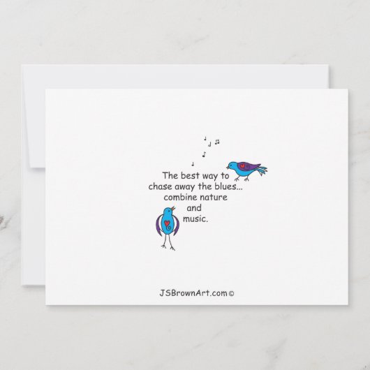 Sing like the Birds Sing_Flat Card 7"x5" (Rückseite)