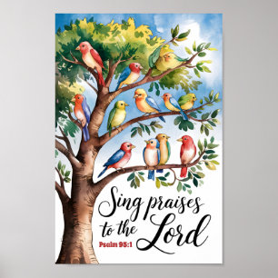 Sing Lob an den Christlichen Herrn Kinderzimmer Ki Poster