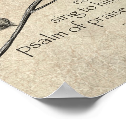 Sing Lob! Poster (Ecke)