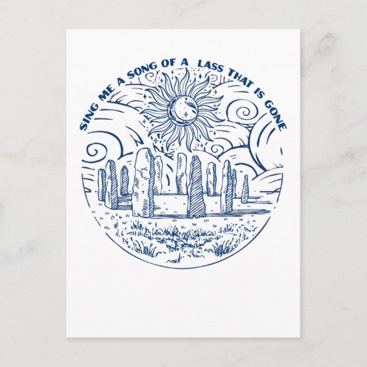 Sing mir ein Lied Postkarte (Vorderseite)