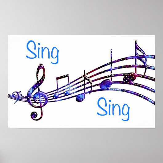 Sing Poster (Vorne)