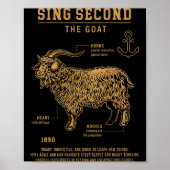 Sing Second The Goat (on Back)  Poster (Vorne)