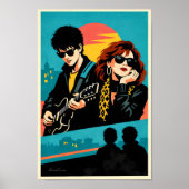Sing Street Inspired Retro Movie Poster (Vorne)