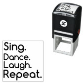 SING TANCE LAUGH REPEAT PERMASTEMPEL (Beispiel)