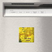 Sing. Tanz. Magnet Gelbe Iris-Blume (In Situ (Geschirrspüler))