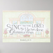 Sing to the Lord Poster (Vorne)