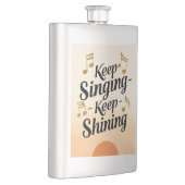 Sing weiter, leuchte weiter flachmann (Rechts)