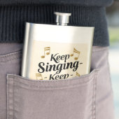 Sing weiter, leuchte weiter flachmann (Beispiel)