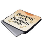 Sing weiter, leuchte weiter laptopschutzhülle (Vorne Knopf)