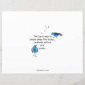 Sing wie die Vögel Sing_Flat Papier Blatt 11"x8.5" (Rückseite)