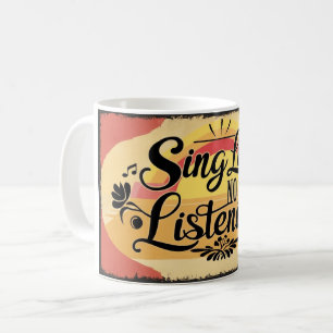 Sing wie niemand hört 2 kaffeetasse
