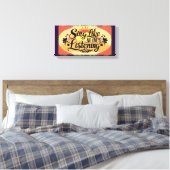 Sing wie niemand hört 2 leinwanddruck (Insitu (Schlafzimmer))