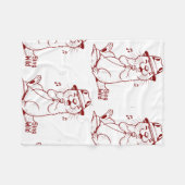 Sing Wild Fleecedecke (Vorderseite (Horizontal))