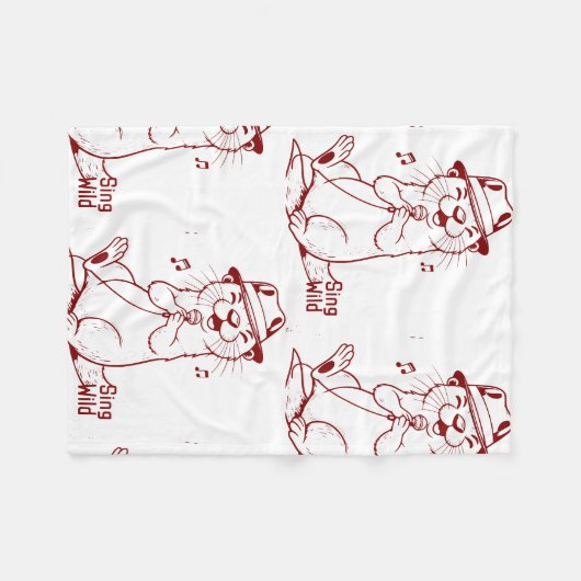 Sing Wild Fleecedecke (Vorderseite (Horizontal))