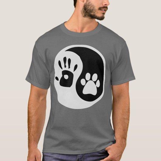 Sing Yang Hund Freund Retro T-Shirt (Vorderseite)