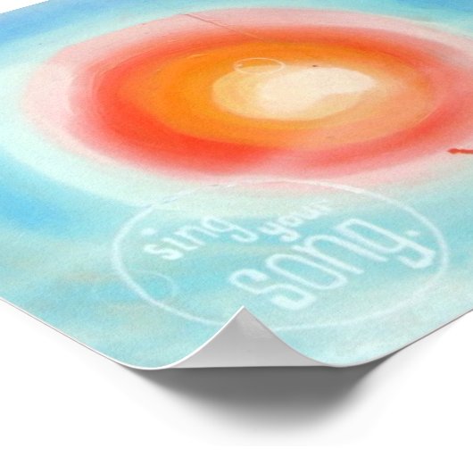 Sing Your Song Poster (Ecke)