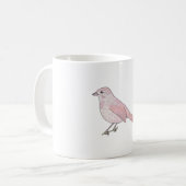 Singammer-Vogelkunst Kaffeetasse (Vorderseite Links)