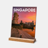 Singapore Acrylschild (Winkel)