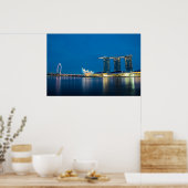 Singapore Blue by Bay Poster (Küche)