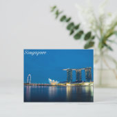 Singapore Blue by Bay Postkarte (Stehend Vorderseite)