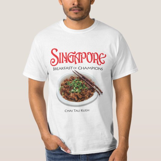 Singapore Chai Tau Kueh - Light Fabric T-Shirt (Vorderseite)