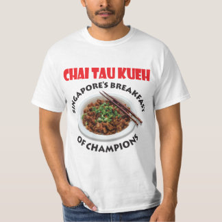 Singapore Chai Tau Kueh v2 - Light Fabric T-Shirt