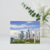 Singapore cityscape postkarte (Stehend Vorderseite)