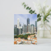 Singapore cityscape postkarte (Stehend Vorderseite)