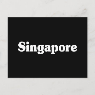 Singapore Classic Style Postkarte