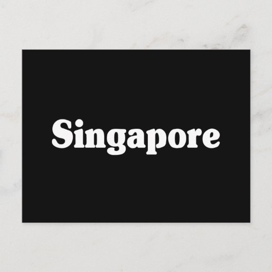 Singapore Classic Style Postkarte (Vorderseite)