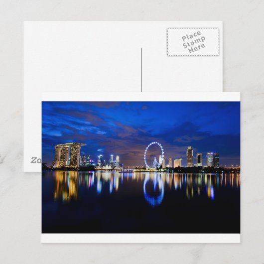 Singapore Dream Postkarte (Vorne/Hinten)
