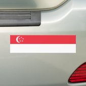 Singapore Flag Autoaufkleber (Auf Auto)