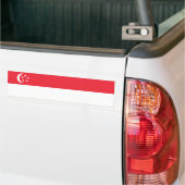 Singapore Flag Autoaufkleber (Auf Lkw)