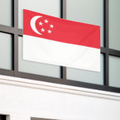 Singapore Flag Banner (Äußeres Gebäude)