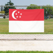 Singapore Flag Banner (Insitu)
