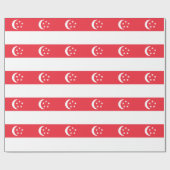 Singapore Flag Geschenkpapier (Flach)