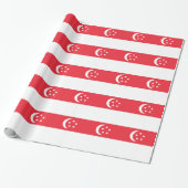 Singapore Flag Geschenkpapier (Ungerollt)