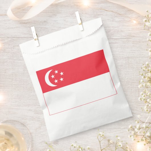 Singapore Flag Geschenktütchen (Ausgeschnitten)
