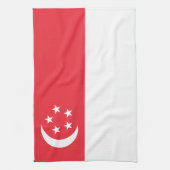 Singapore Flag Geschirrtuch (Vertikal)