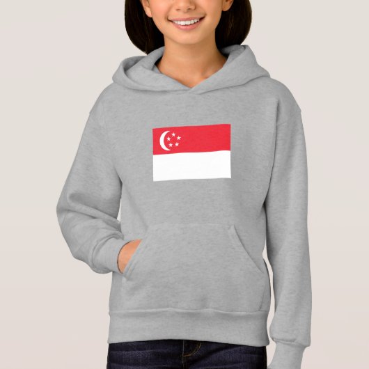 Singapore Flag Hoodie (Vorderseite)