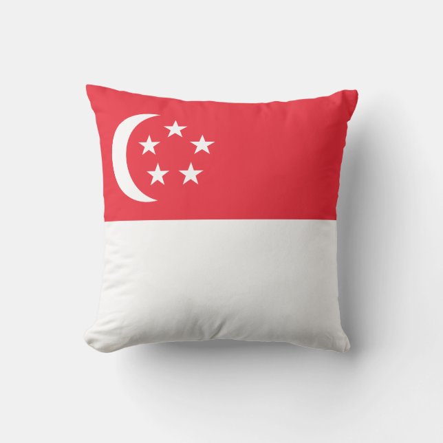 Singapore Flag Kissen (Vorderseite)