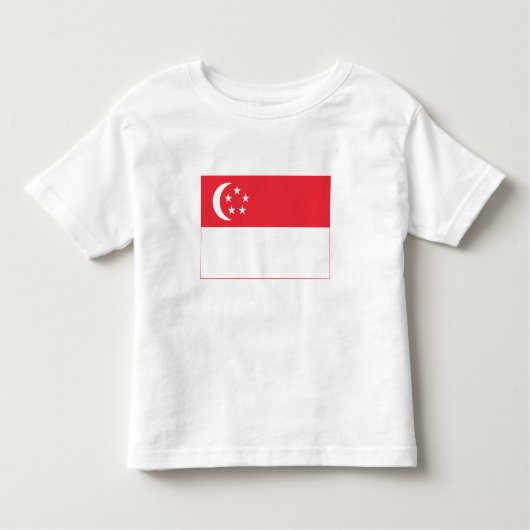 Singapore Flag Kleinkind T-shirt (Vorderseite)