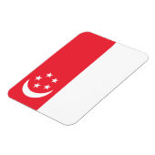 Singapore Flag Magnet (Linke Seite)