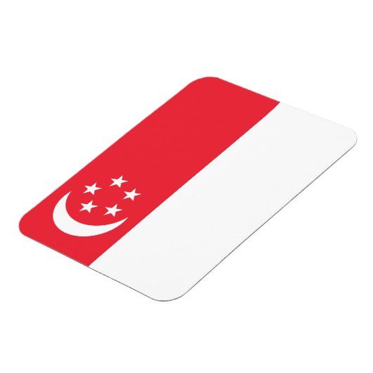Singapore Flag Magnet (Linke Seite)