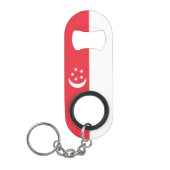 Singapore Flag Mini Flaschenöffner (Vorderseite)