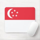 Singapore Flag Mousepad (Mit Mouse)