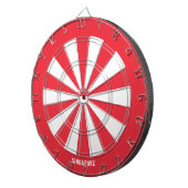 Singapore Flag Patriot's Bullseye Dartscheibe (Vorderseite rechts)
